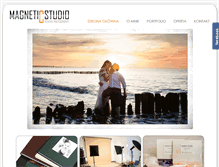 Tablet Screenshot of magnetic-studio.pl